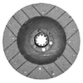 M764412 9" Transmission Disc,Woven,with 1-3/8" 10 Spline Hub-Fits Massey Ferguson
