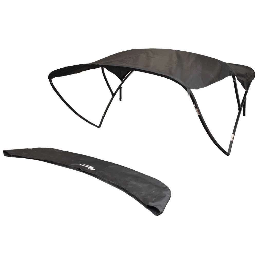 Bennington Pontoon Boat Power Bimini Top 14916BK - Black 104 - 106 in