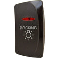 Carling Pontoon Boat Rocker Switch Cover - Docking Lights Actuator Black