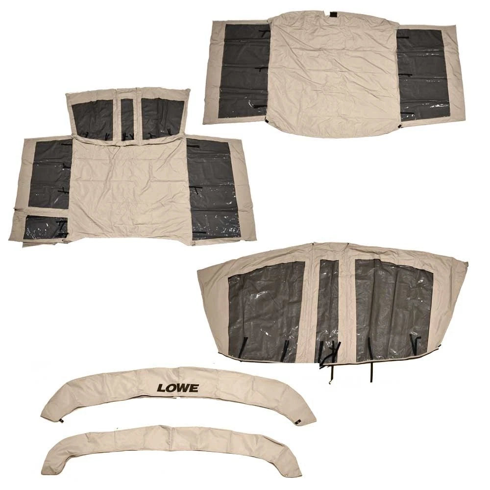 Lowe Pontoon Boat Enclosure Curtain Kit 44970-18 - SS250 WT (stains)