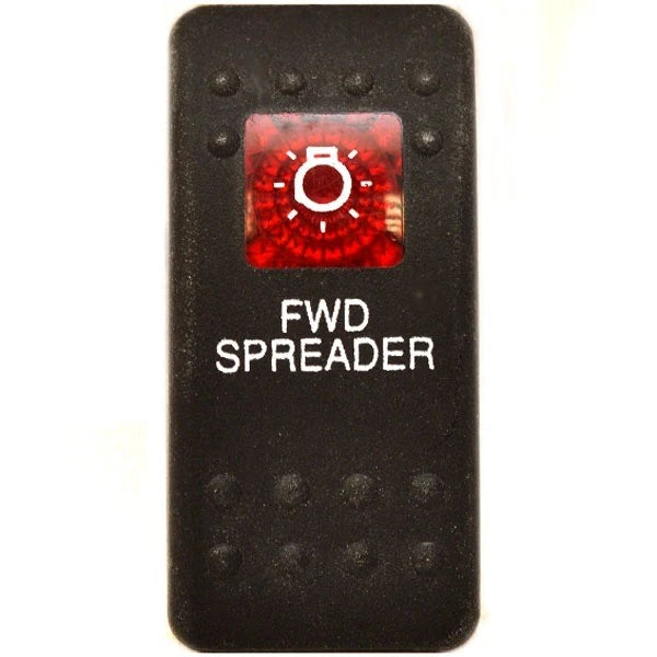 Carling Boat Rocker Switch Cover - Pursuit FWD Spreader Black Actuator