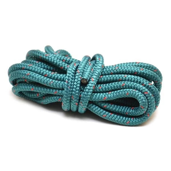 Unicord Boat Dockline Rope - Nylon Double-Braided Teal 3/8 in X 20 FT