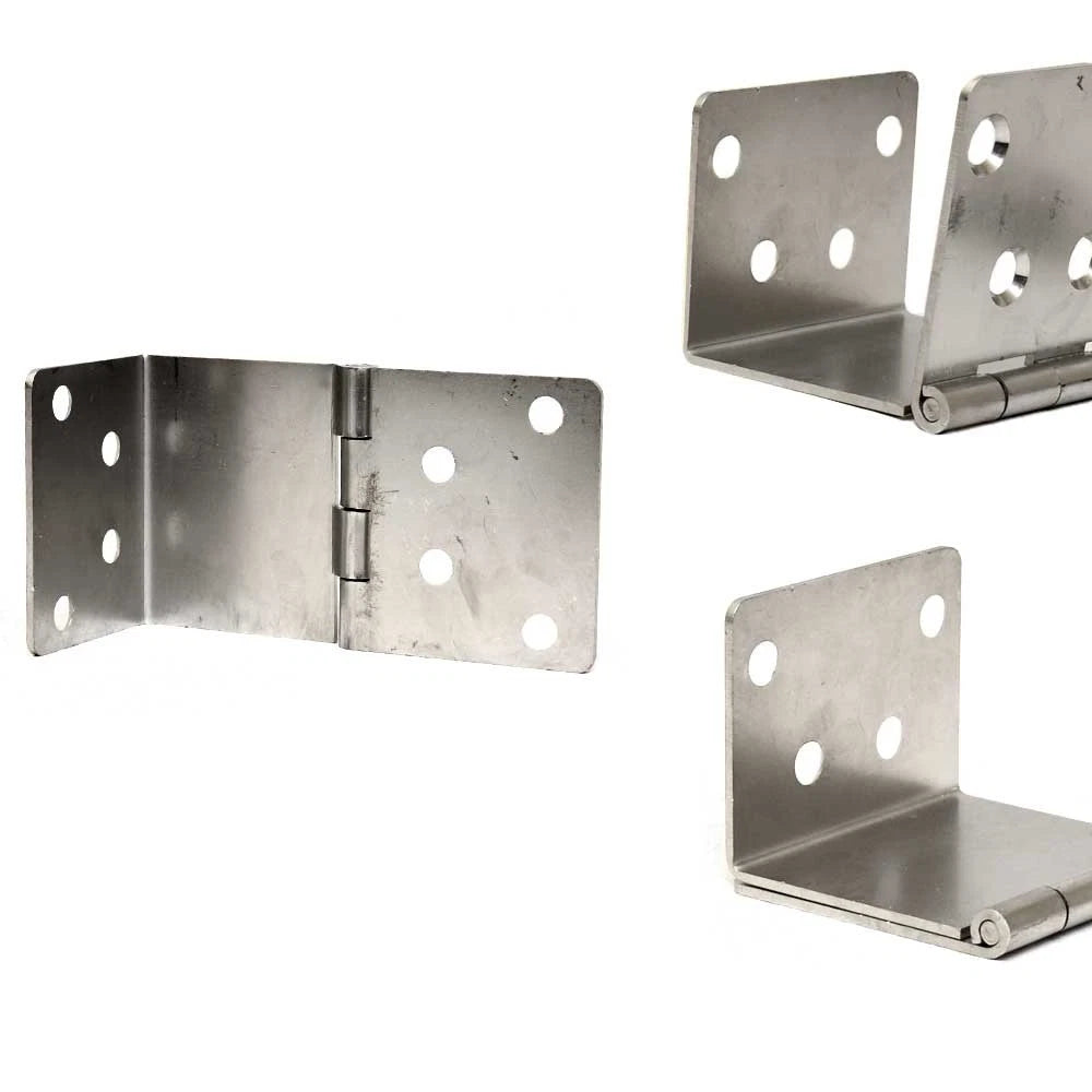 Boat Corner Hinge 01320 - Heavy 10 Gauge Stainless 6 7/8 X 3 7/8 Inch