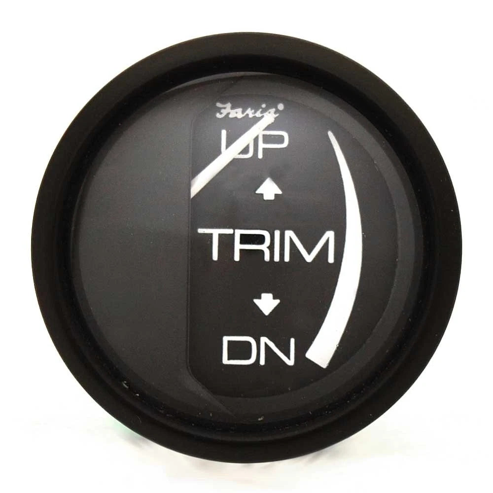 Faria Boat Trim Gauge GP8164A - Chesapeake Black 2 Inch