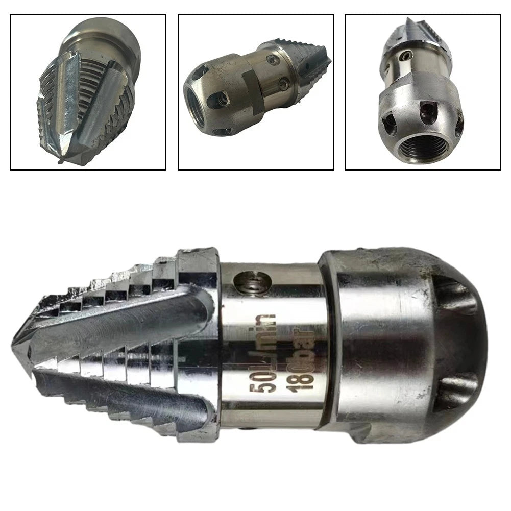 Reliable High Pressure Drain Cleaning Tool Restores Proper Flow in Sewer Lines