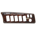 Malibu Boat Blank Switch Panel - 9 3/8 X 3 Inch Woodgrain Plastic