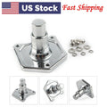 Solenoid Cover Starter Push Button Fit Harley Big Twin Dyna Sportster Chrome Le
