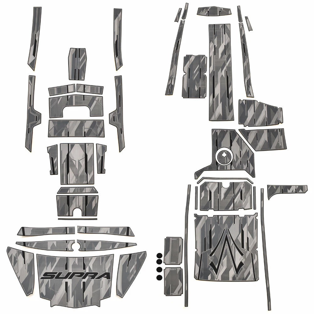 Supra Boat Non-Skid Floor Mat Kit 122117 - SA (SP) Silver Cloud 2022