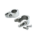 Boat Bimini Top 25mm Hinged Jaw Slide Rail Mount Stainless Steel Hardware 2 Pcs