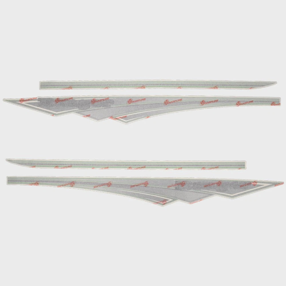 Tracker Boat Graphic Hull Decal 167465 - Sticker Green Black (set of 4)