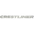 Crestliner Boat Raised Decal 2111285 - Silver Chromax 32 Inch