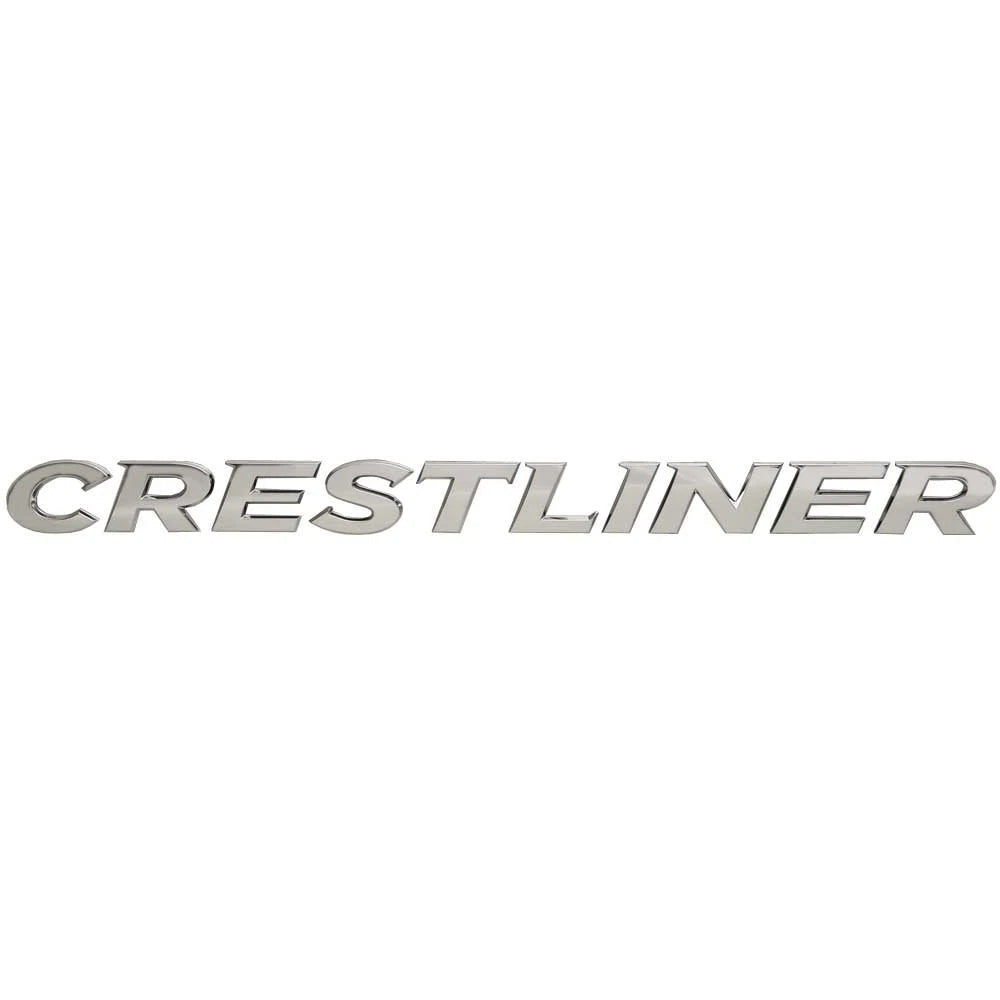Crestliner Boat Raised Decal 2111285 - Silver Chromax 32 Inch