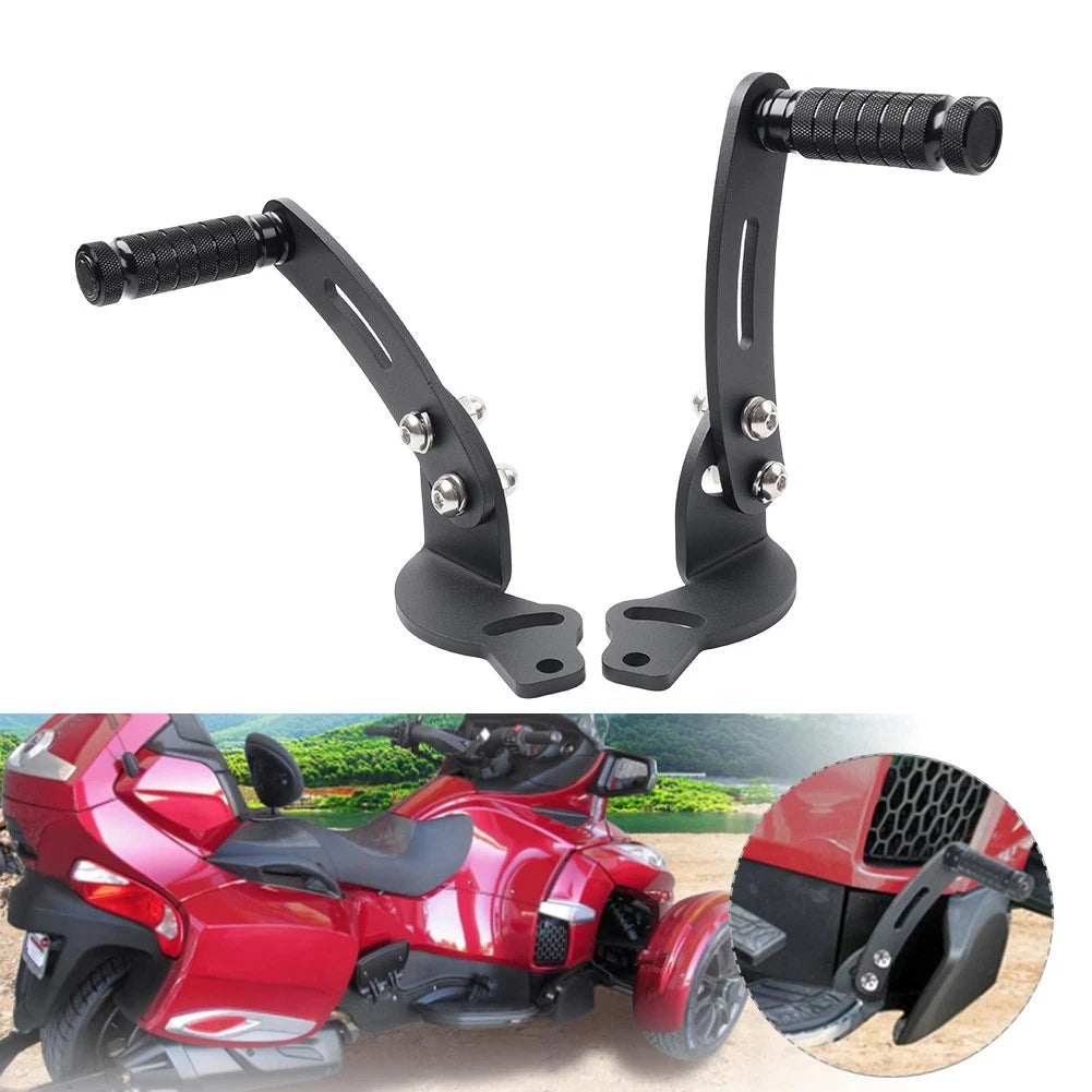 Foot Rest Extension Mounts with Footpegs Highway Pegs for Can Am Spyder RT 10-19