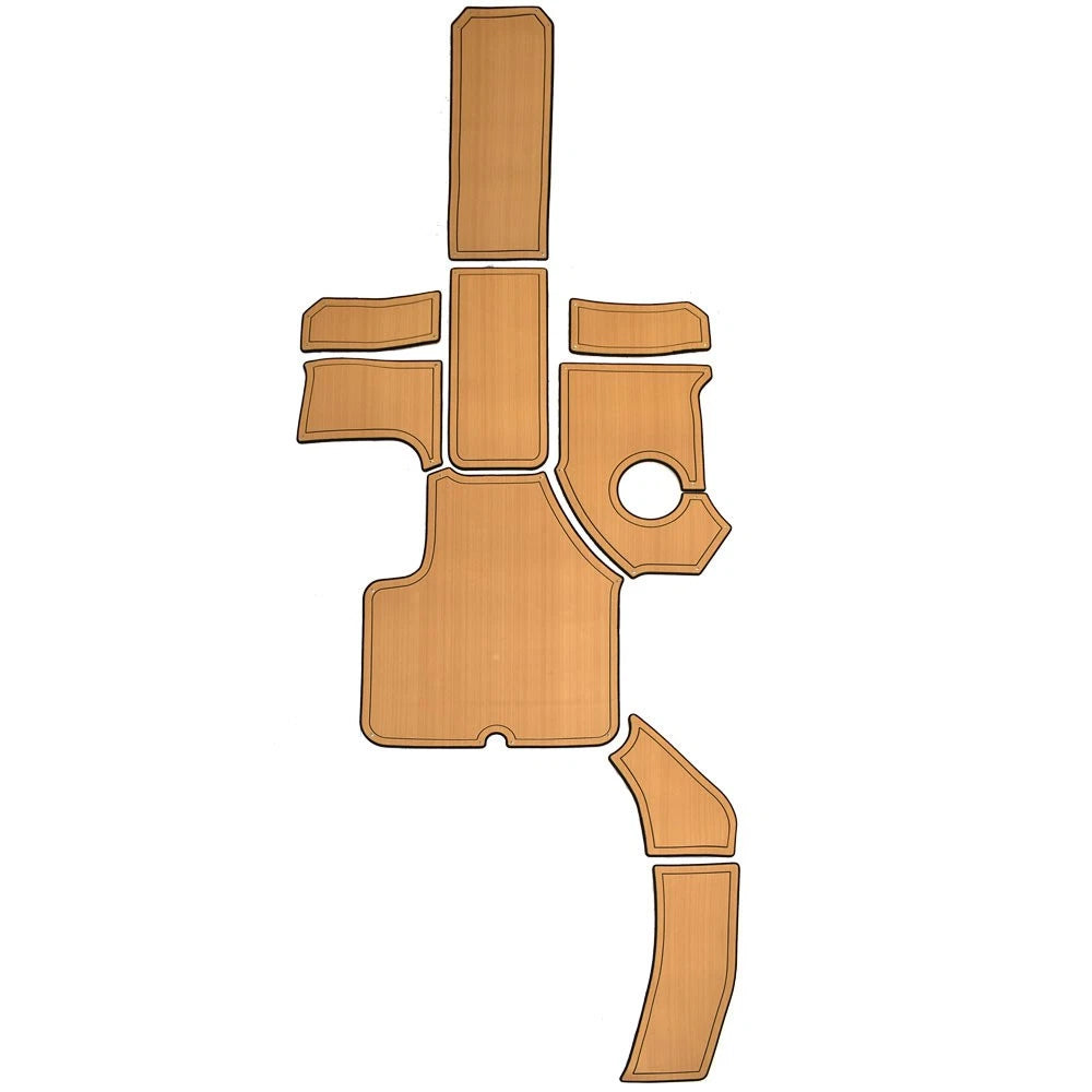 Cobalt Boat Non-Skid Deck Mats 403232 - 2018 CS3 Snap-It Saddle Brown