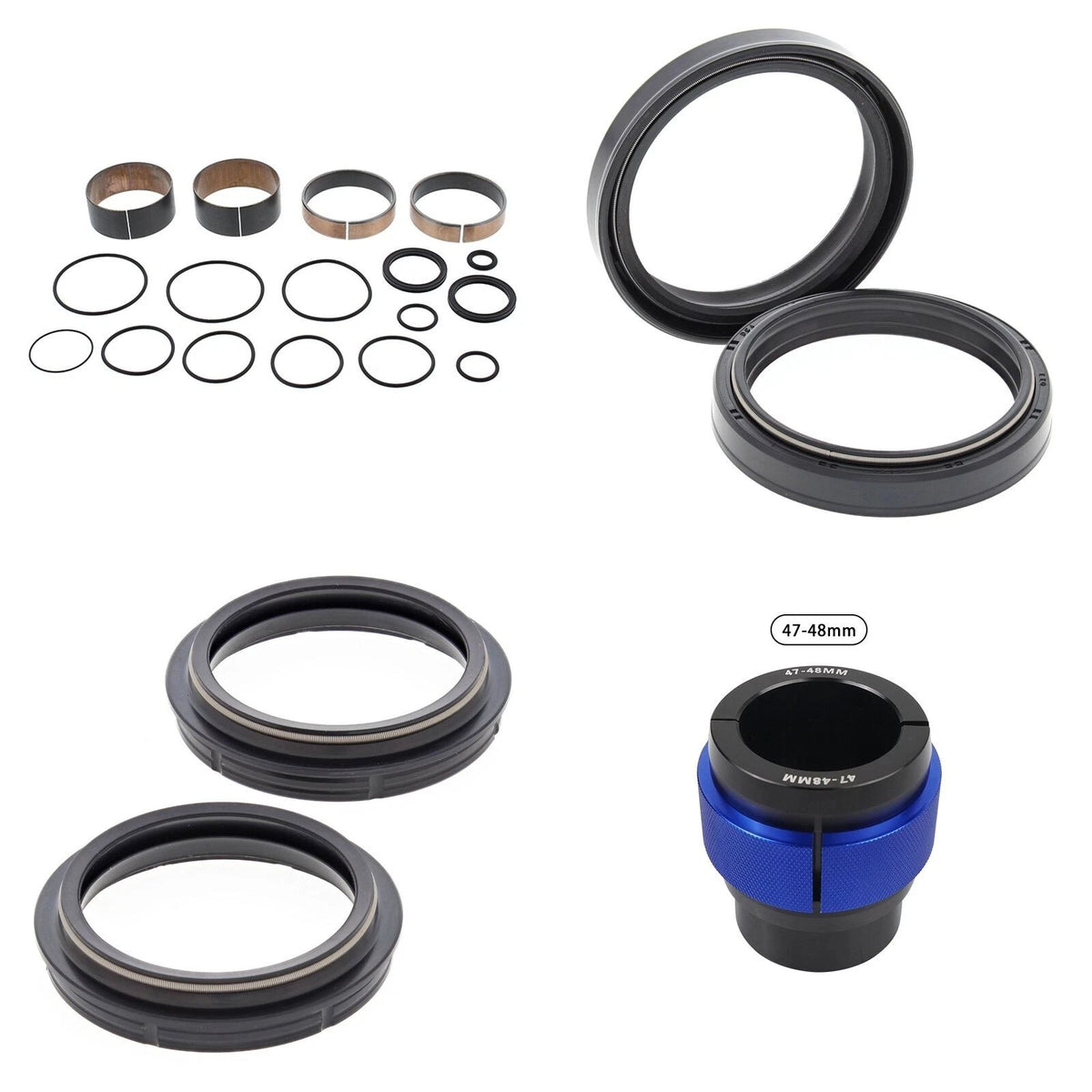 Complete Front Fork Rebuild Kit for KTM 350 SXF 2017-2020 with Driver