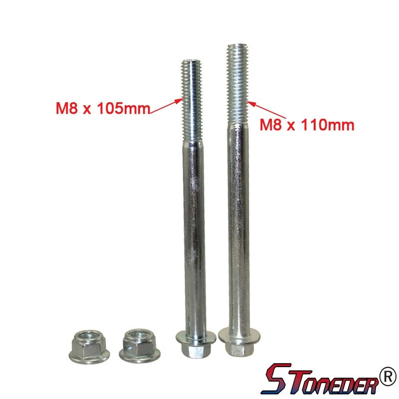 STONEDER Motorcycle Engine Mount Bolt Set 105mm 110mm for Pit Dirt Bike