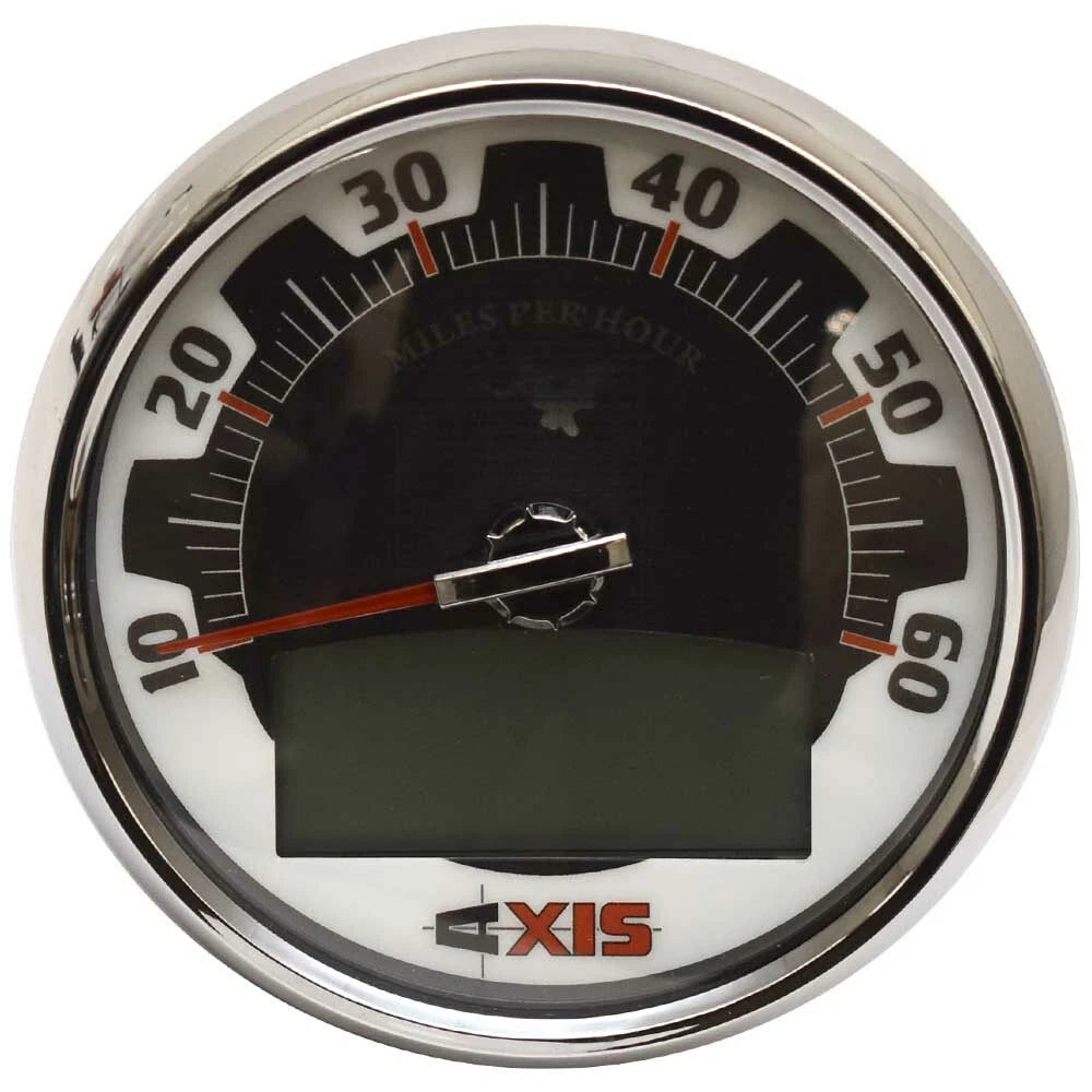 Axis Boat Speedometer Gauge 3741027 - 4 1/4 Inch Oversized Medallion