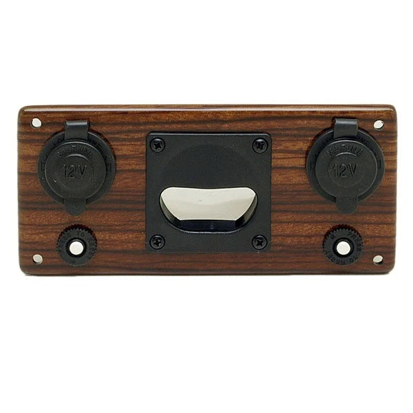 Premier Boat Courtesy Light Panel K-388-013A - with 12V Receptacles