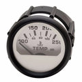 Faria Boat Temperature Gauge GPC619B - Euro 2 Inch Black White