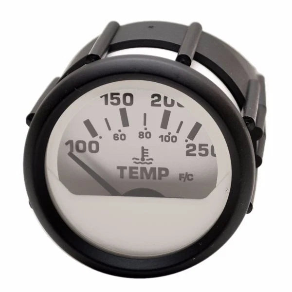 Faria Boat Temperature Gauge GPC619B - Euro 2 Inch Black White