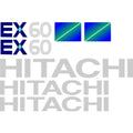 EX 60 Hitachi Excavator Decal Set