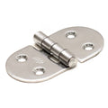 Gemlux Boat Top-Mount Hinge - 3 X 1 5/8 Inch Stainless Steel Rounded