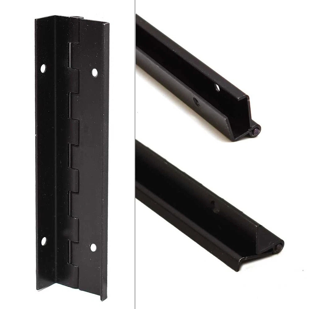 Fountain Boat Piano Hinge - 5 1/2 X 1 3/8 Inch Black