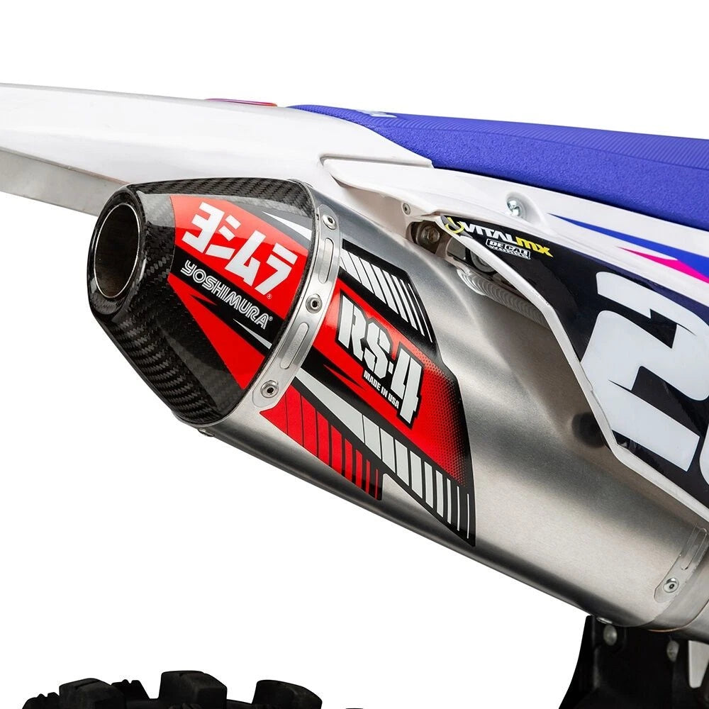 Yoshimura RS4 Aluminium Slip on Exhaust for Yamaha YZ250F 2024-2024