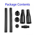 8pcs Set Black Multi-Function Al Outdoor Garden Fountain Nozzles Head Accessories