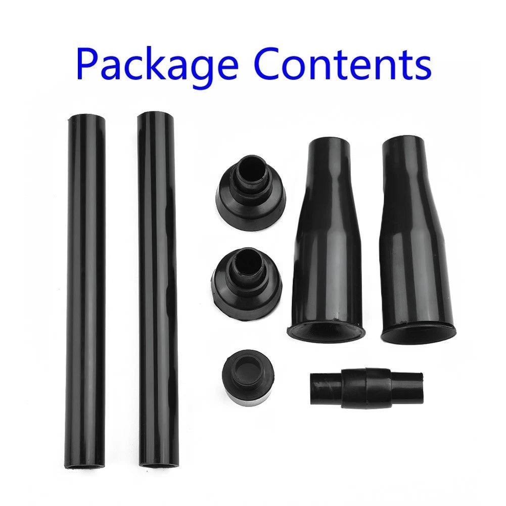 8pcs Set Black Multi-Function Al Outdoor Garden Fountain Nozzles Head Accessories