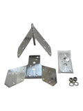 Marine Strike Plate Boat Bow Eye Assembly, Stainless Steel, (scratches)