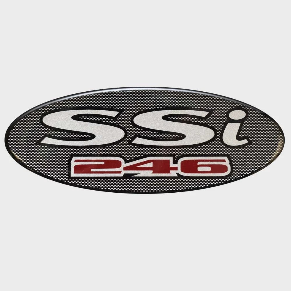 Chaparral Boat Raised Decal 14-00164 - 246 SSi 5 X 3 Inch Silver