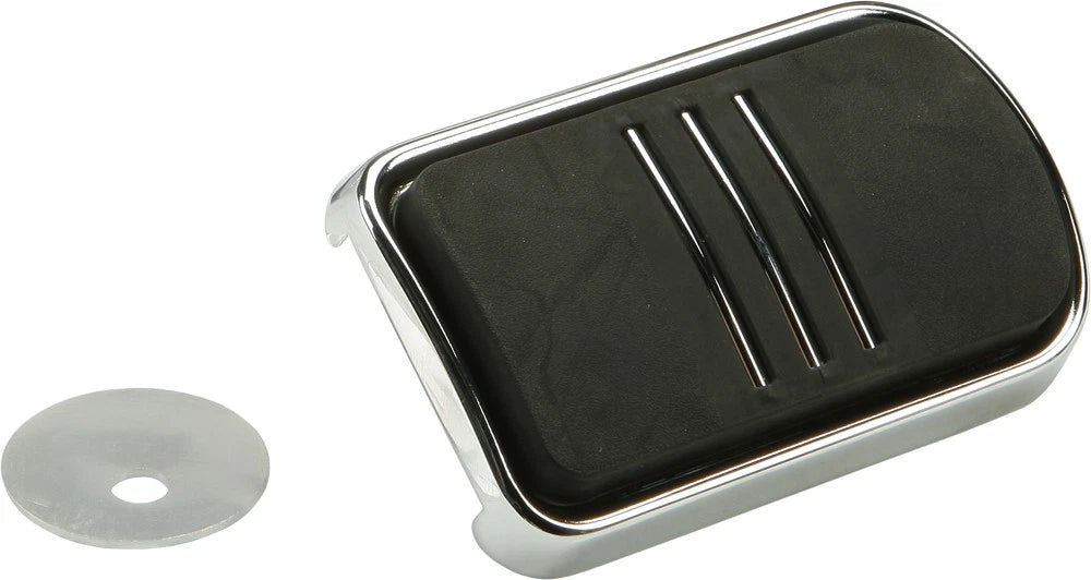 HARDDRIVE Brake Pedal Pad Chrome for Harley-Davidso N FLRT, FLHT, FLTRX 2015-2017