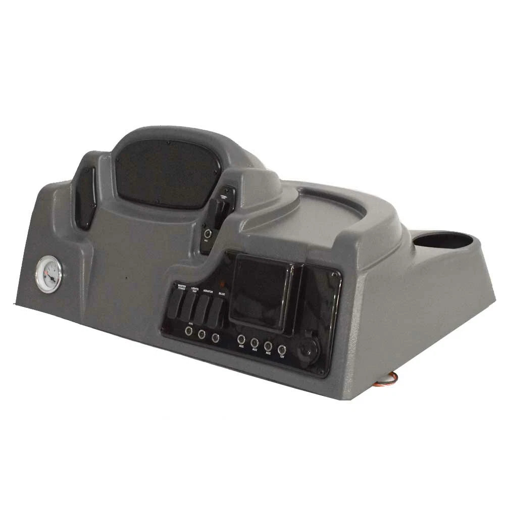 Lund Boat Steering Console 2212648 - 1800 Kodiak Gray - Black