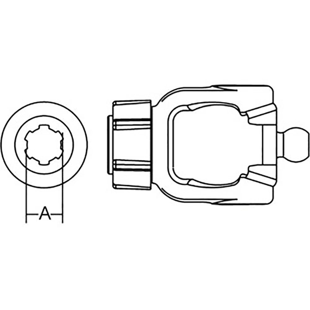 Yoke 9805824 Fits Ford Holland 411 412 415