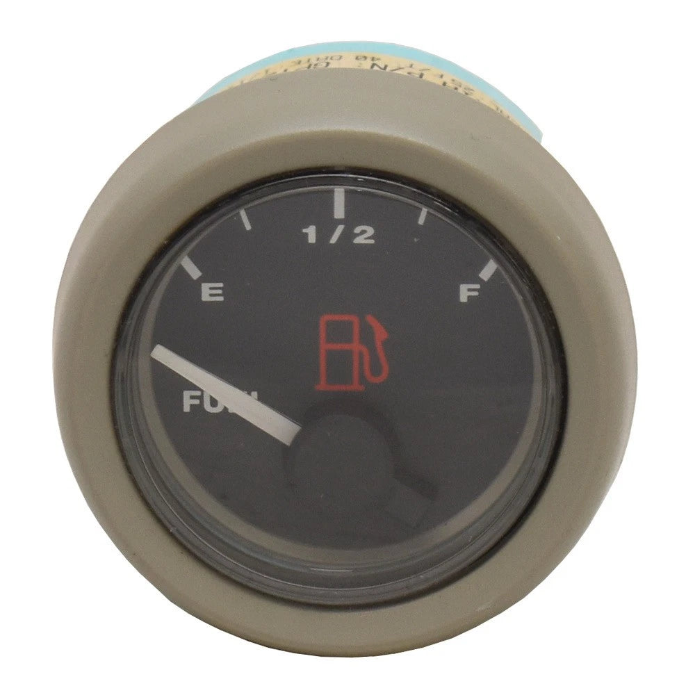 Faria Boat Fuel Gauge GP7257A - 2 Inch Beige Black