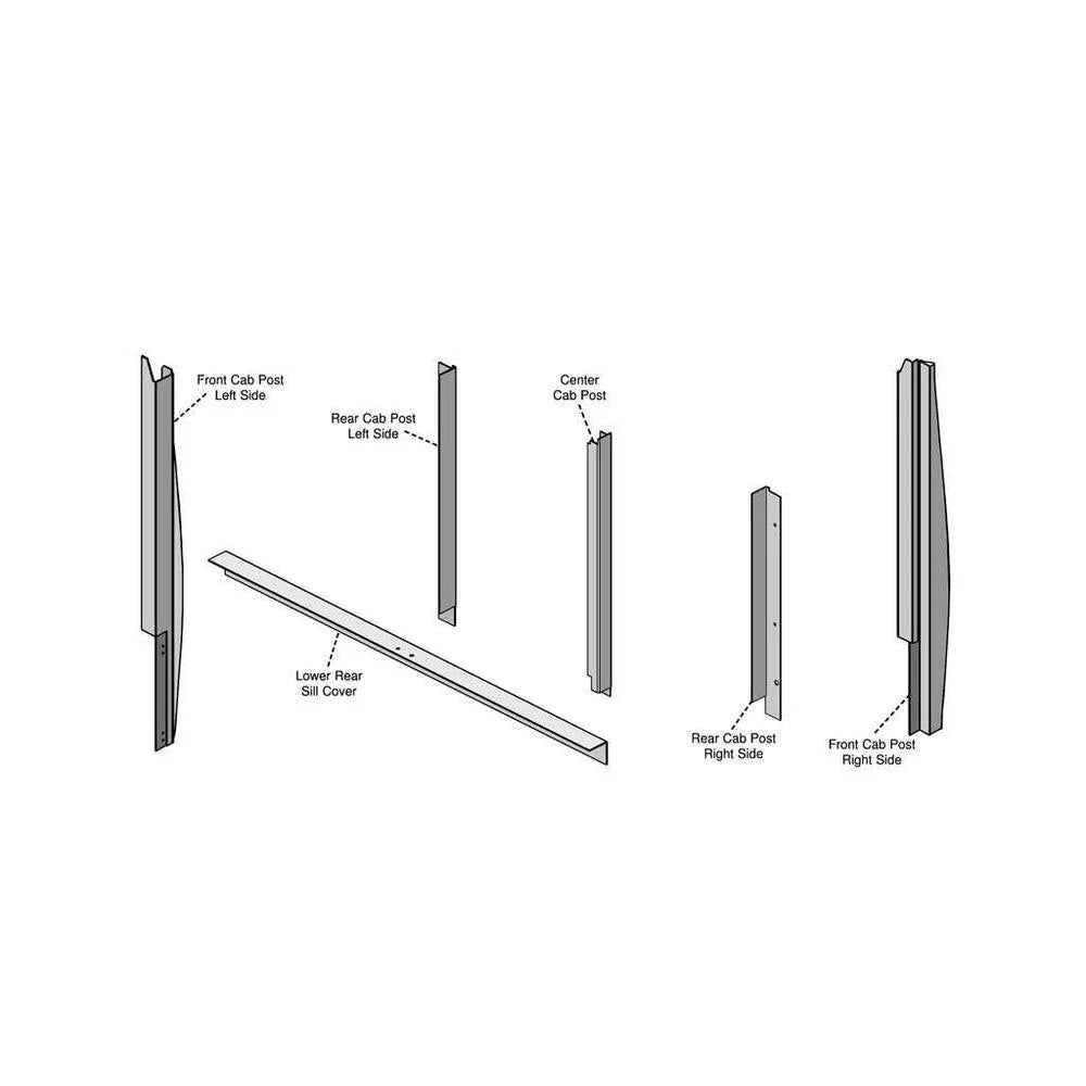 Case IH 71-89 Magnum Series Corner Post Kit