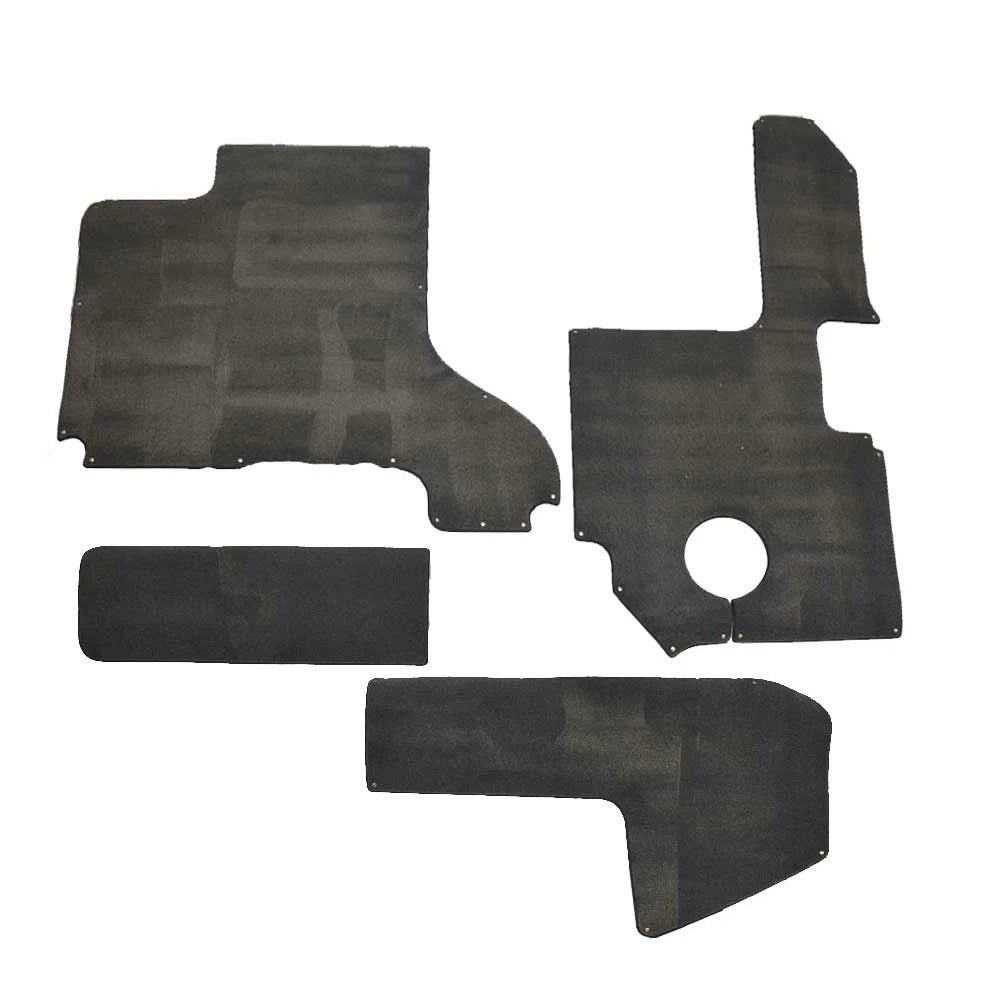 Cobalt Boat Snap-In Carpet Mats 406785 - Cockpit Gray (set of 4)