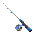 57cm Short Carbon Ice Fishing Rod 3 Tip Sections Lightweight for Winter Use