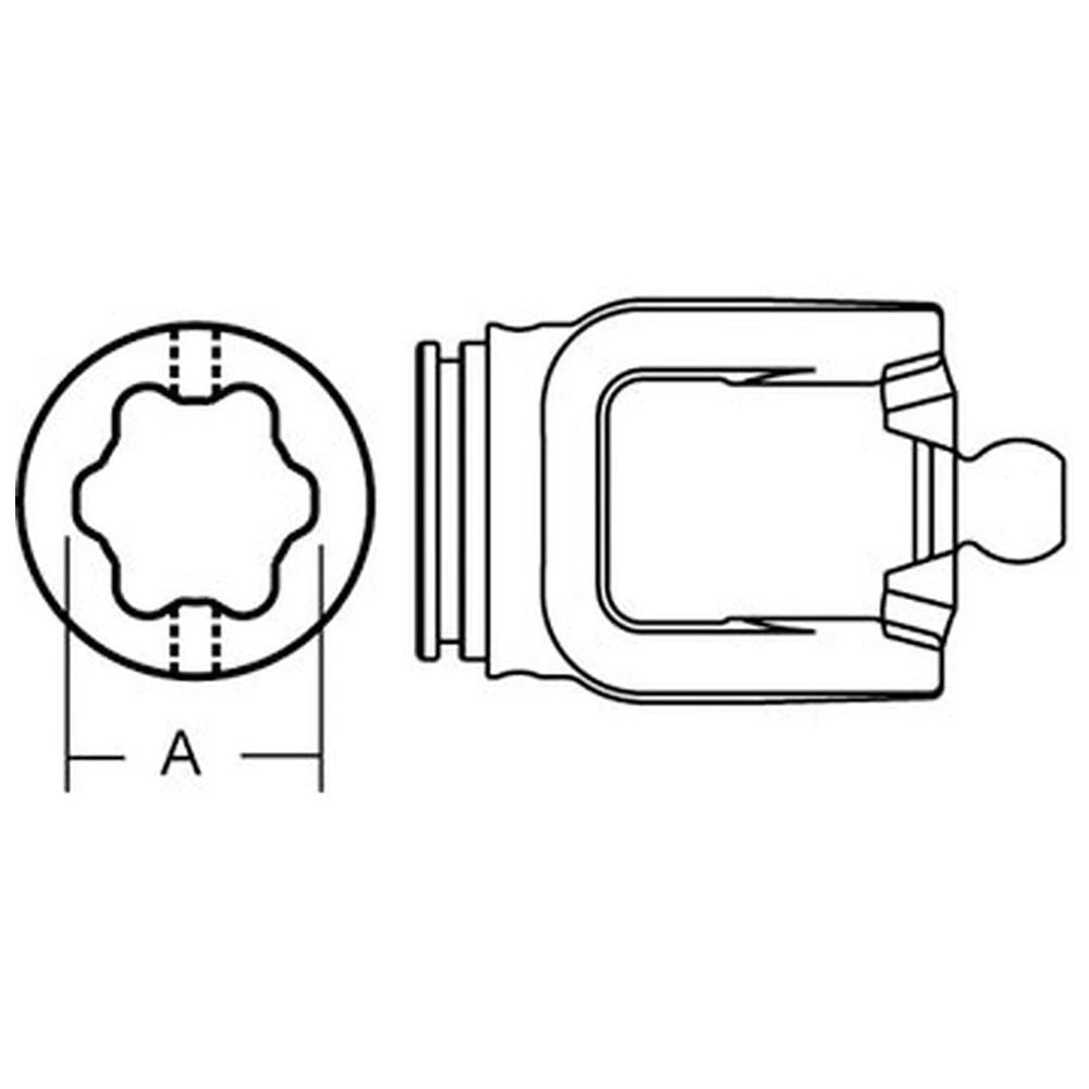 Yoke 27960 Fits Ford Holland 2000