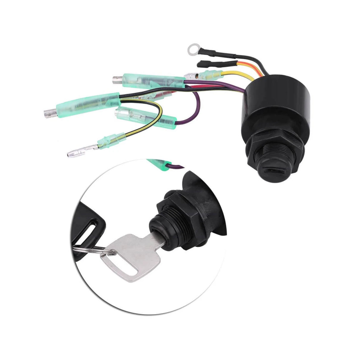 87-17009A5 Ignition Key Switch MP41070-2 Replacement for Mercury Marine Outboard
