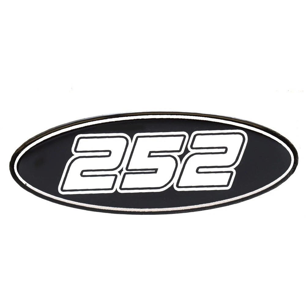 Crownline Boat Raised Decal 40715 - 252 Black