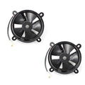 2x 12V 6" Thermo Radiator COOLING FAN Pit Trial Dirt Bike ATV Quad Buggy