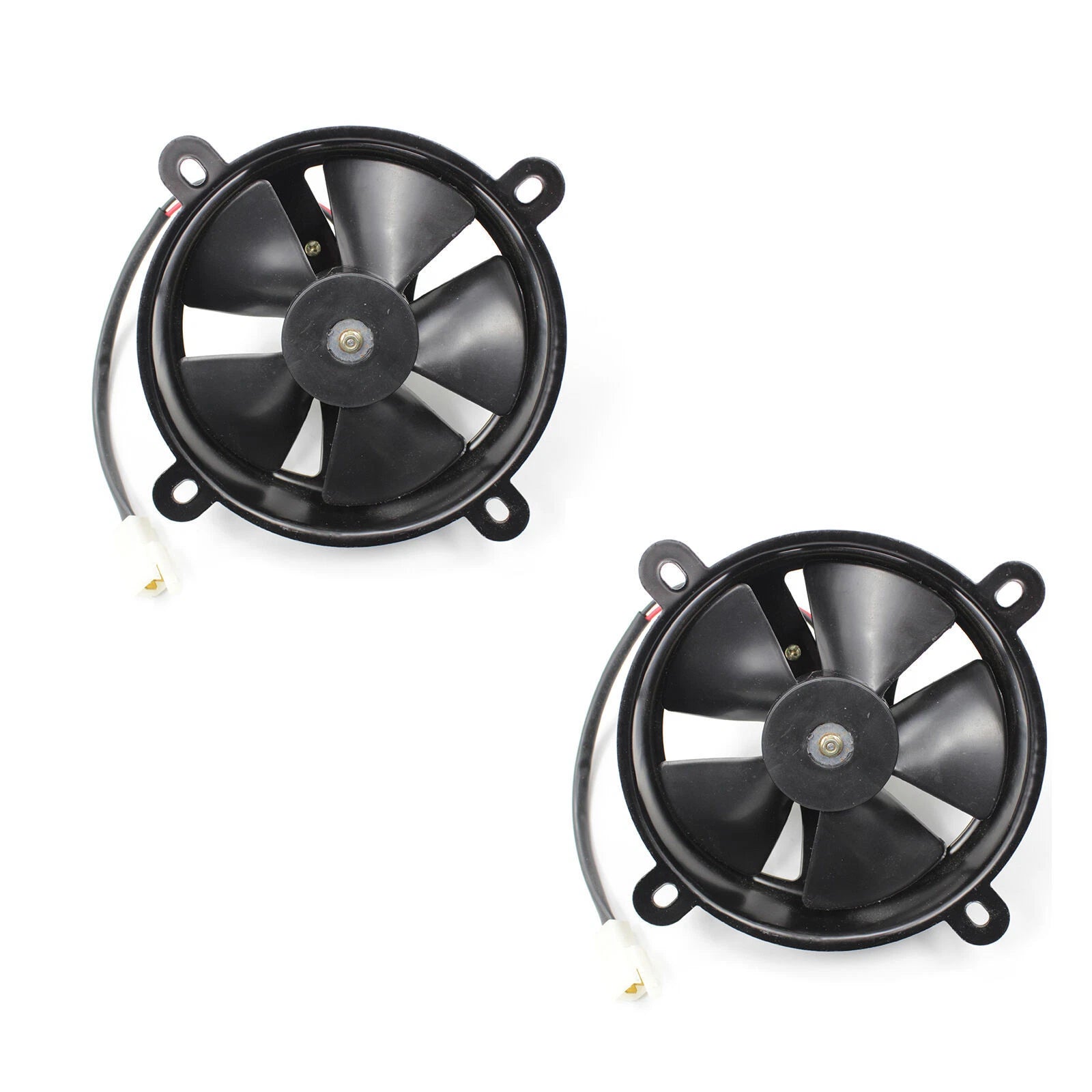 2x 12V 6" Thermo Radiator COOLING FAN Pit Trial Dirt Bike ATV Quad Buggy