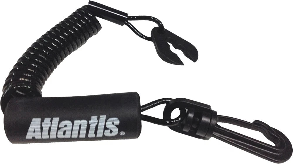 Atlantis Performance Lanyard Black A8130P for Watercraft & Personal Safety
