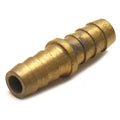 Boat Fuel Line Gas Splicer Connector Fitting - 3/8 Inch Barbed Brass