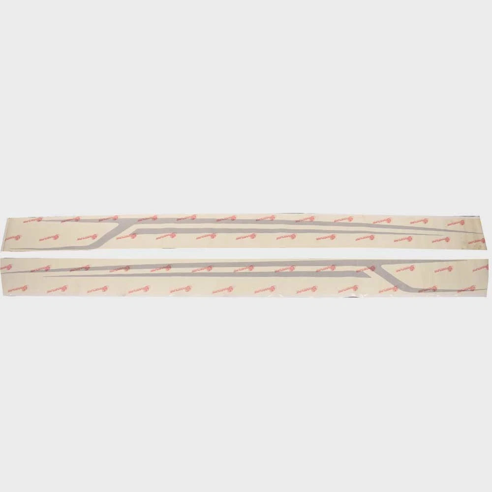 Larson Boat Hull Graphic Decals 8161144 - Silver Stickers (set of 2)