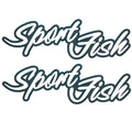 Tracker Boat Decal 161877 - Sport Fish Green 7 1/4 Inch (set of 2)
