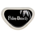 Palm Beach Boat Raised Logo Decal 30000695 - Black Silver Sticker