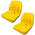 AM100163 Qty. 2: Uni Pro Bucket Seat (yellow) Fits John Deere